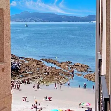 1ª Linea Playa De Silgar En Sanxenxo, A 20 Pasos Apartment Exterior photo
