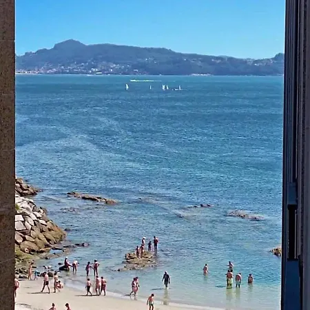1ª Linea Playa De Silgar En Sanxenxo, A 20 Pasos Apartment Exterior photo